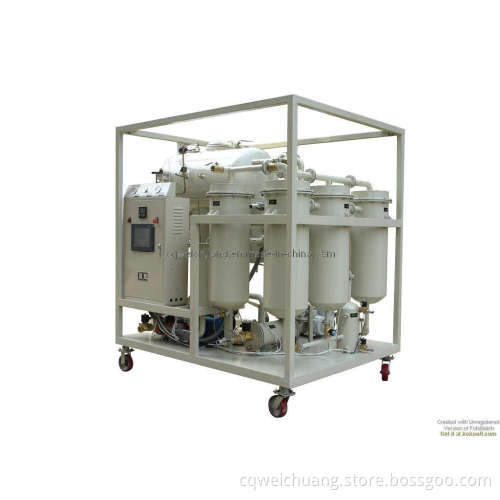 Advanced Vacuum Turbine Oil Purifier / Regeneration Machine